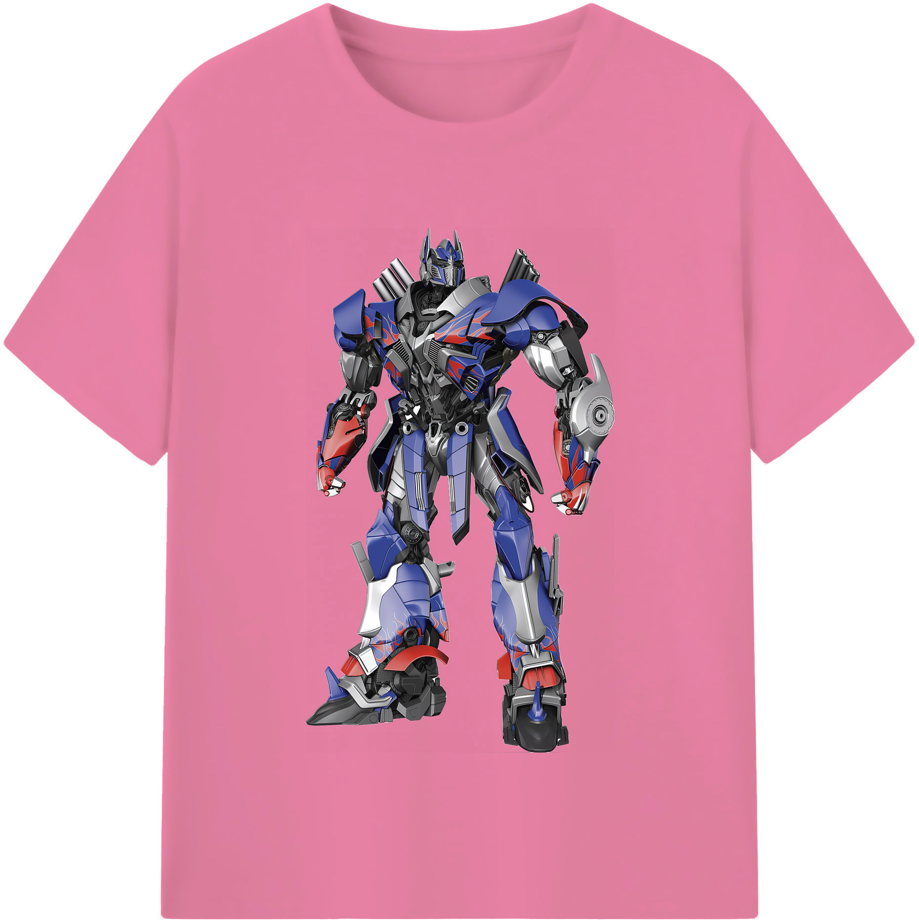 （画像用） Transformers トランスフォーマー 綿100％半袖Tシャツ（フロントプリント）